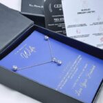 BEAUTIFUL WIFE | DIAMOND STYLE SOLITAIRE 925 SILVER NECKLACE SET