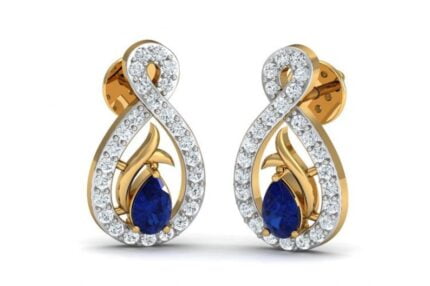 Vintage zircon earrigs