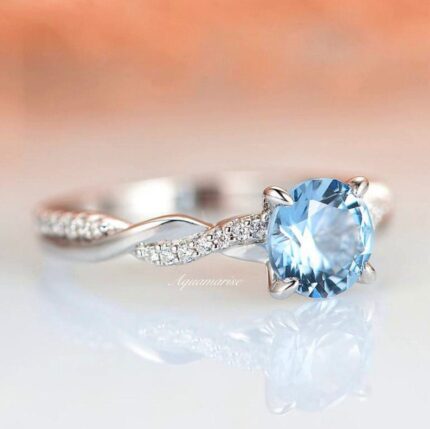 Aquamarise Ring